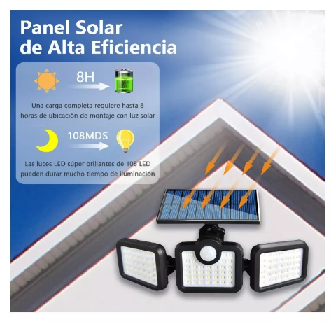 Miniatura 2 de Lámpara Solar JY-1725A 74 Led